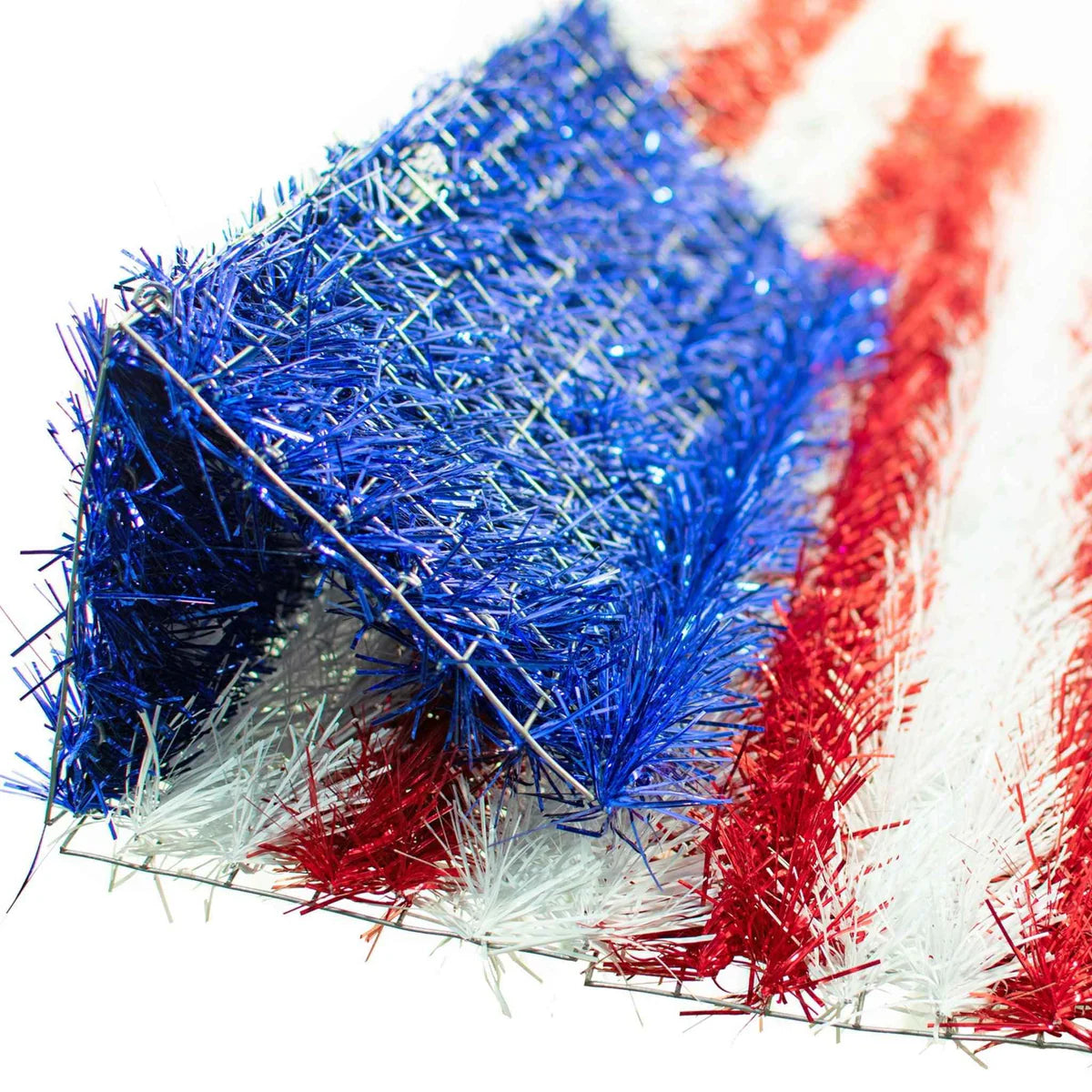 TINSEL BRUSH AMERICAN FLAGS