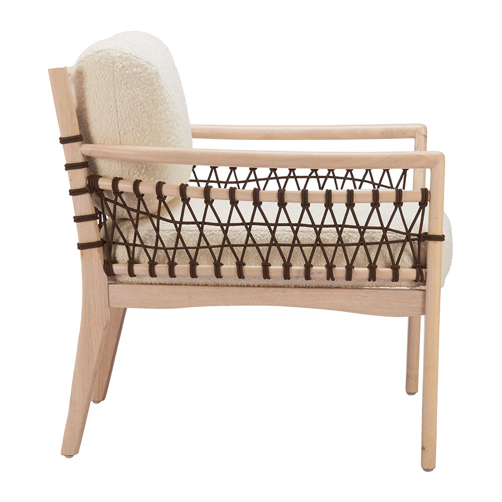 WEZLY ACCENT CHAIR LVORY