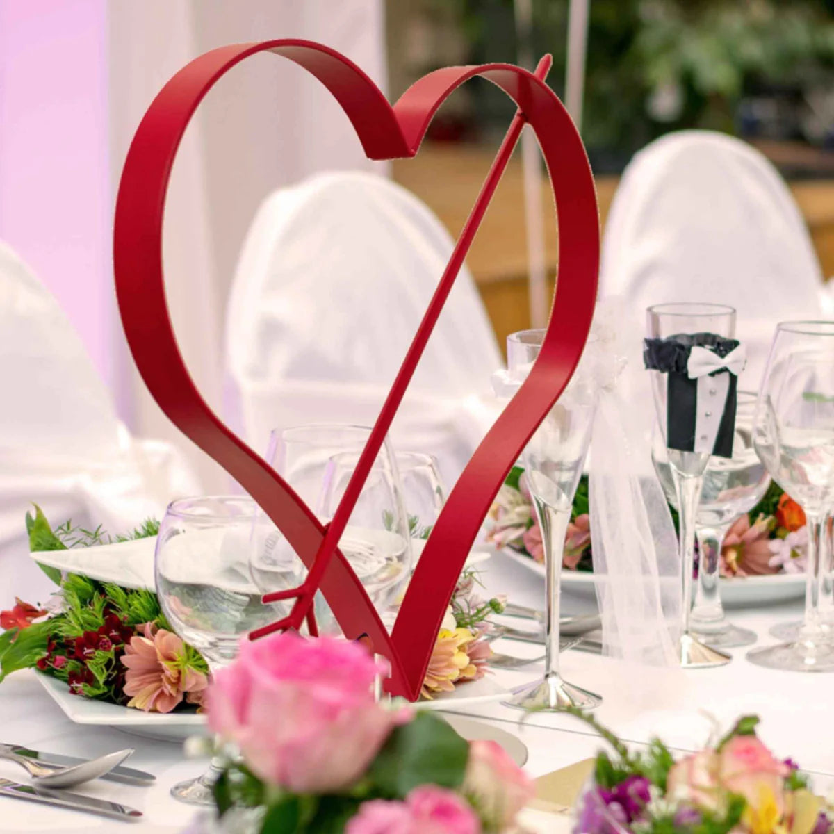 VALENTINE'S DAY HEART WITH CUPID'S ARROW