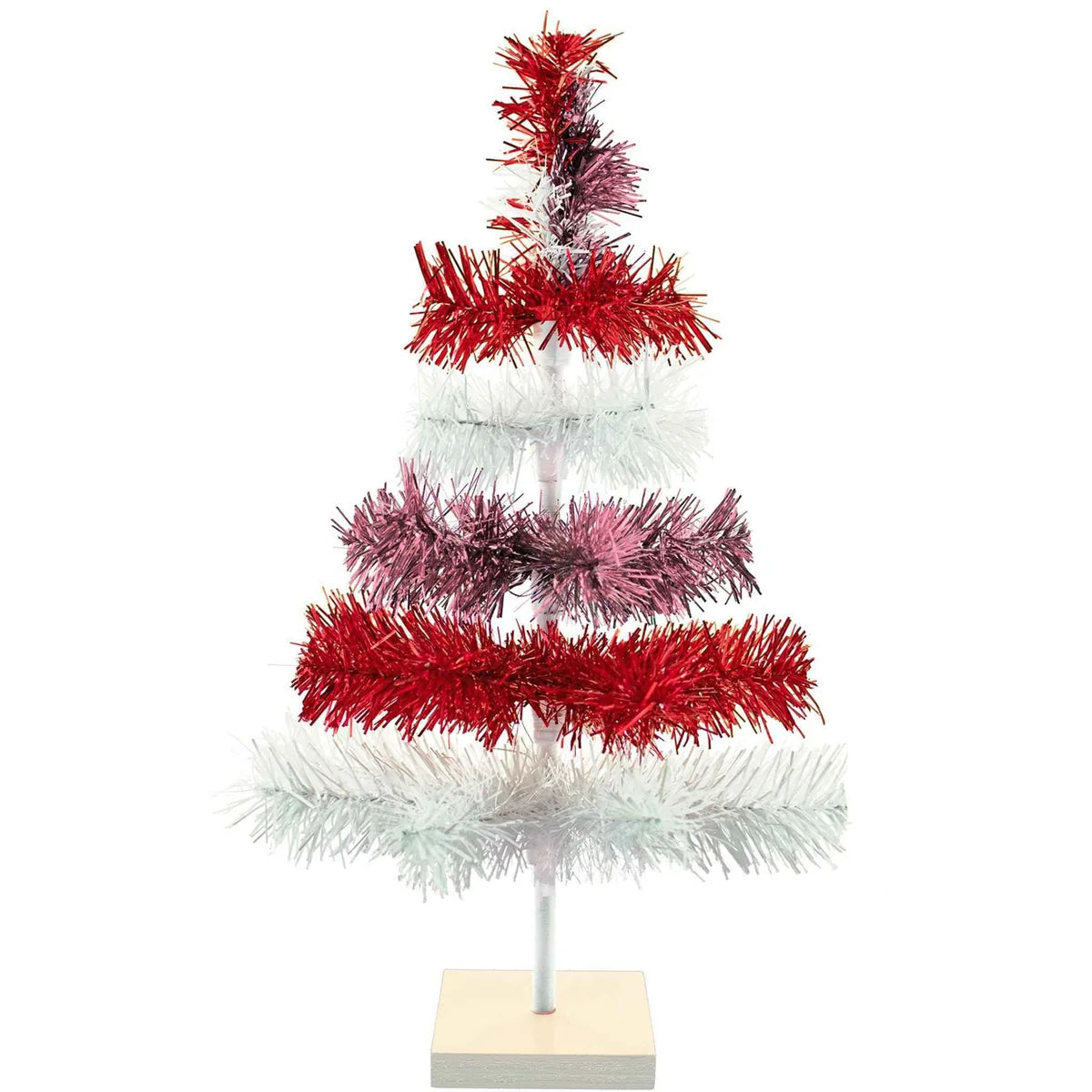 VALENTINE'S DAY LAYERED TINSEL TREE