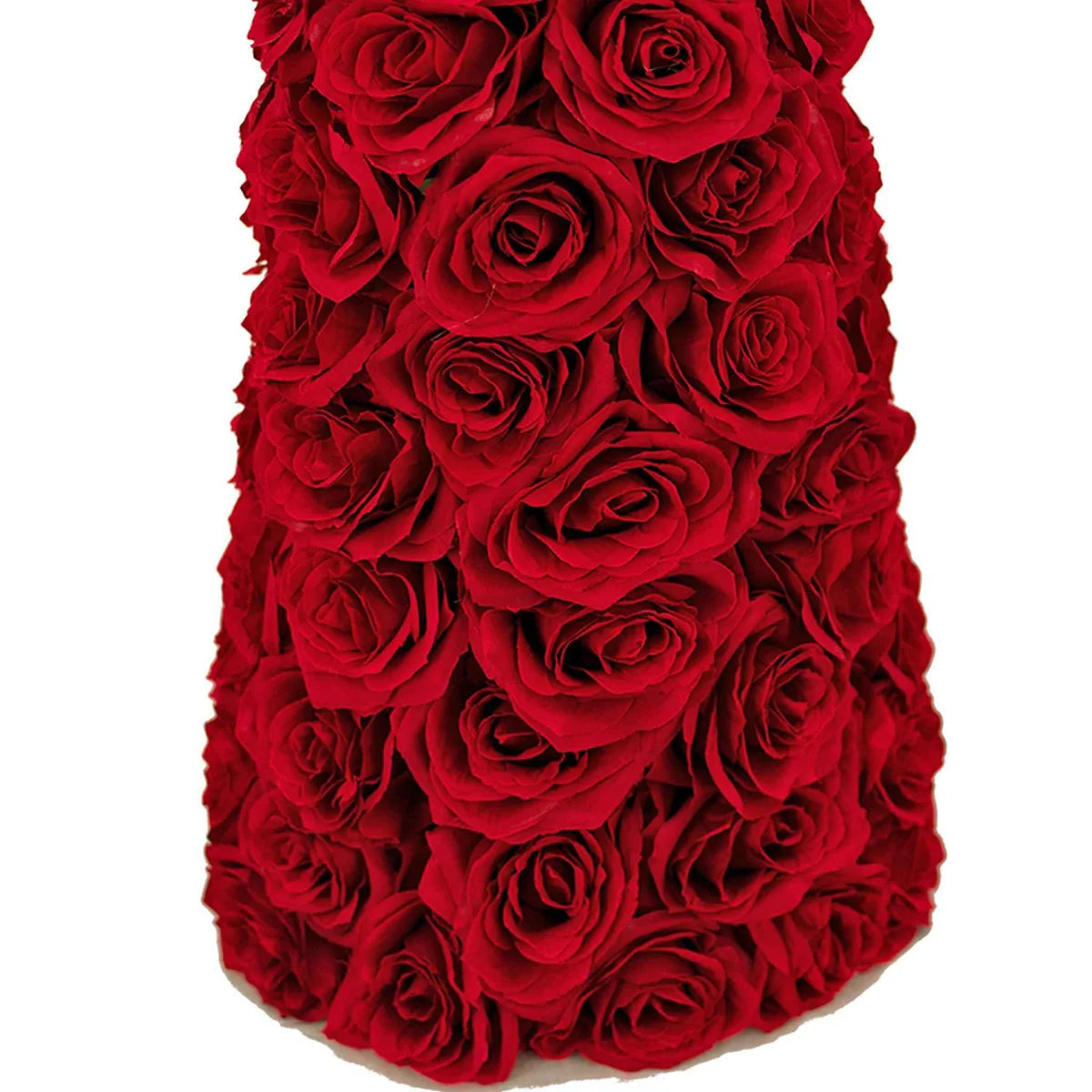 VALENTINE'S DAY RED ROSEBUD CONE TREE