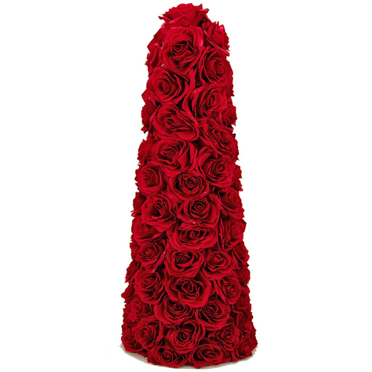VALENTINE'S DAY RED ROSEBUD CONE TREE