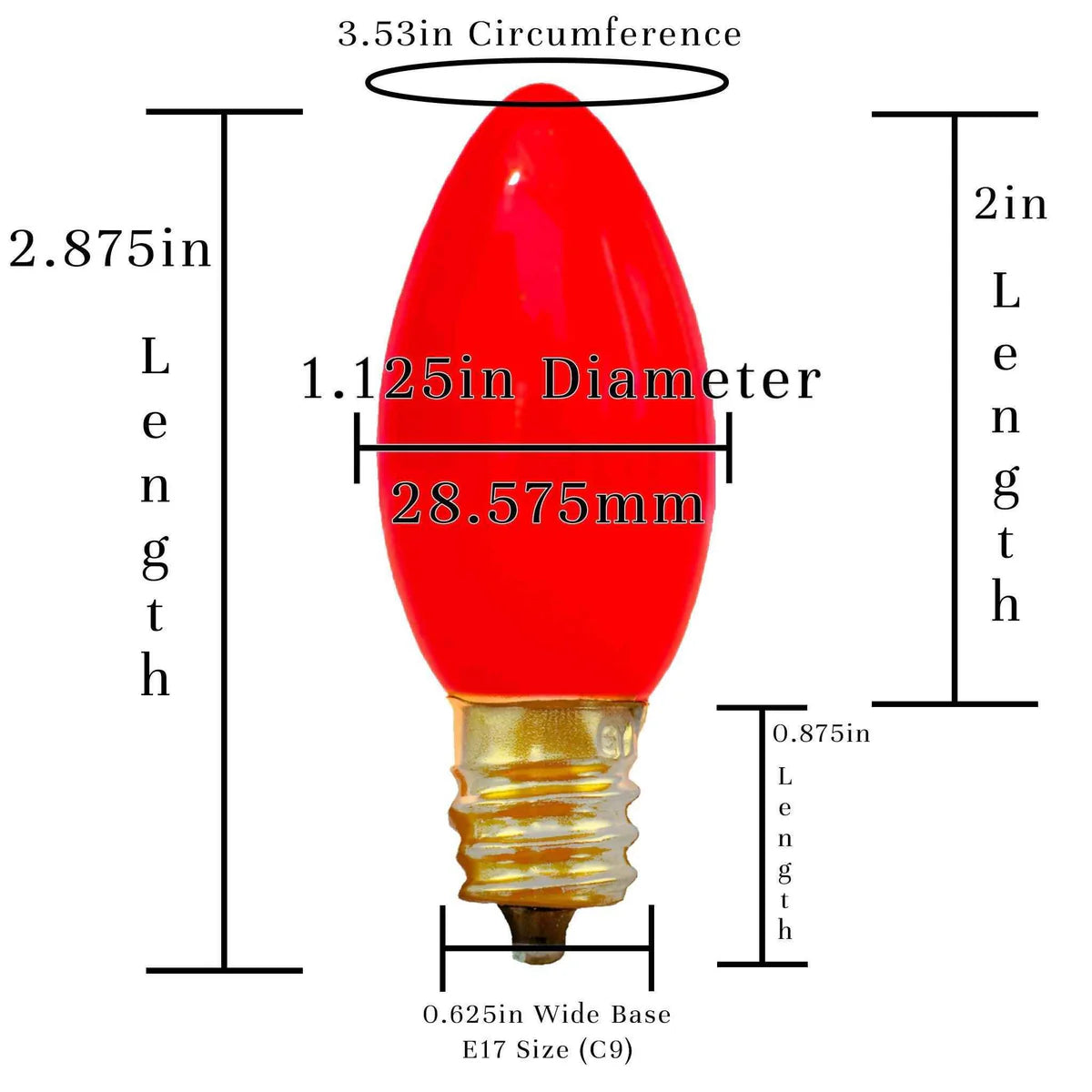 VALENTINE'S DAY REPLACEMENT LIGHT BULBS