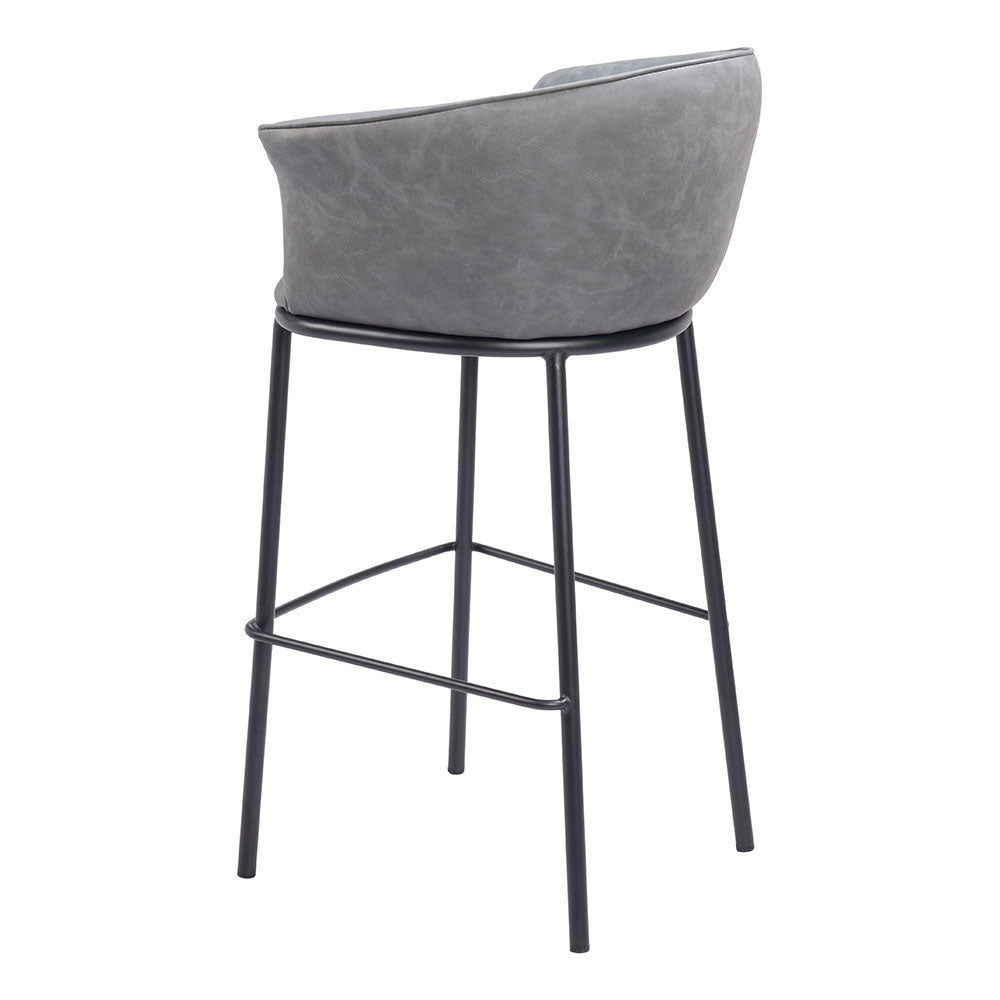GARSTON BARSTOOL GRAY