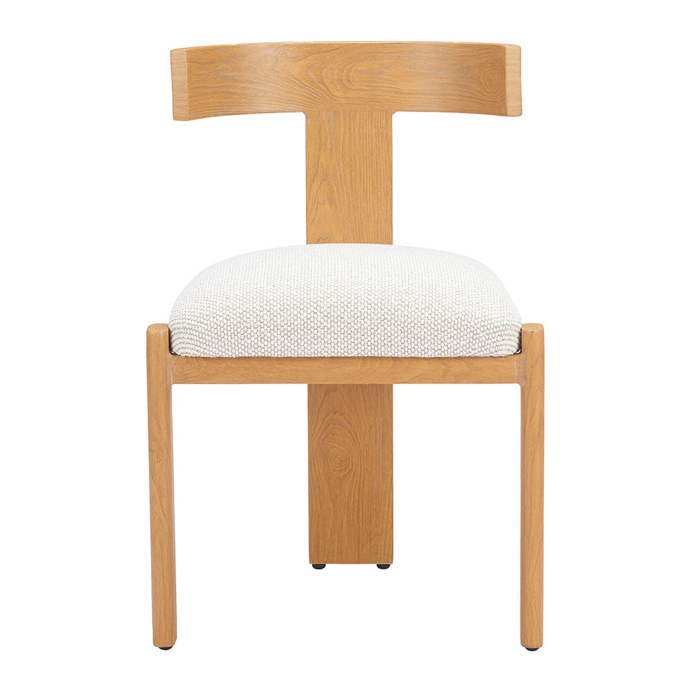 TIANA DINING CHAIR NATURAL & BEIGE