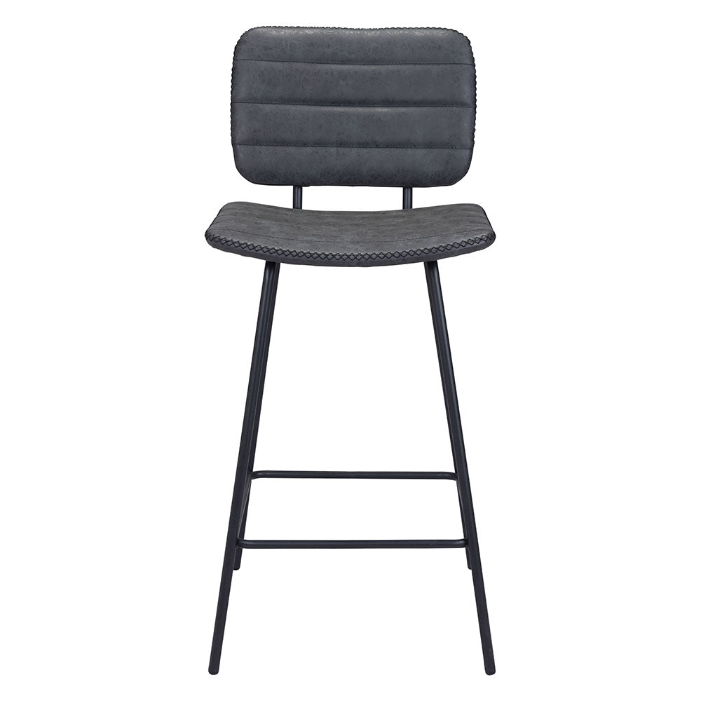 BOSTON COUNTER STOOL VINTAGE BLACK