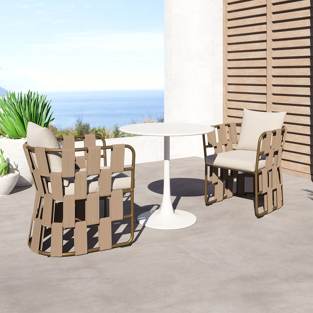 SOLEIL DINING TABLE WHITE
