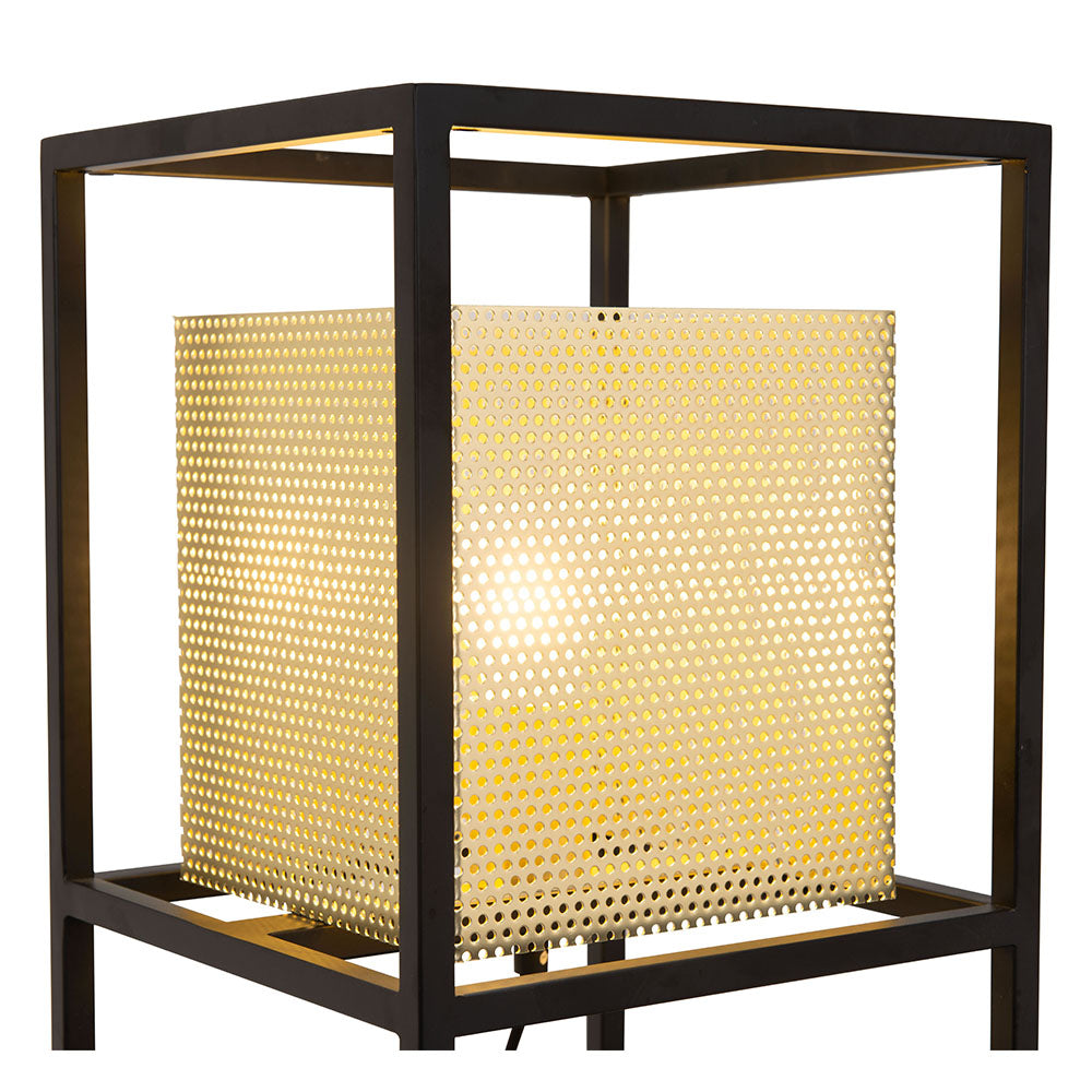 YVES TABLE LAMP GOLD & BLACK