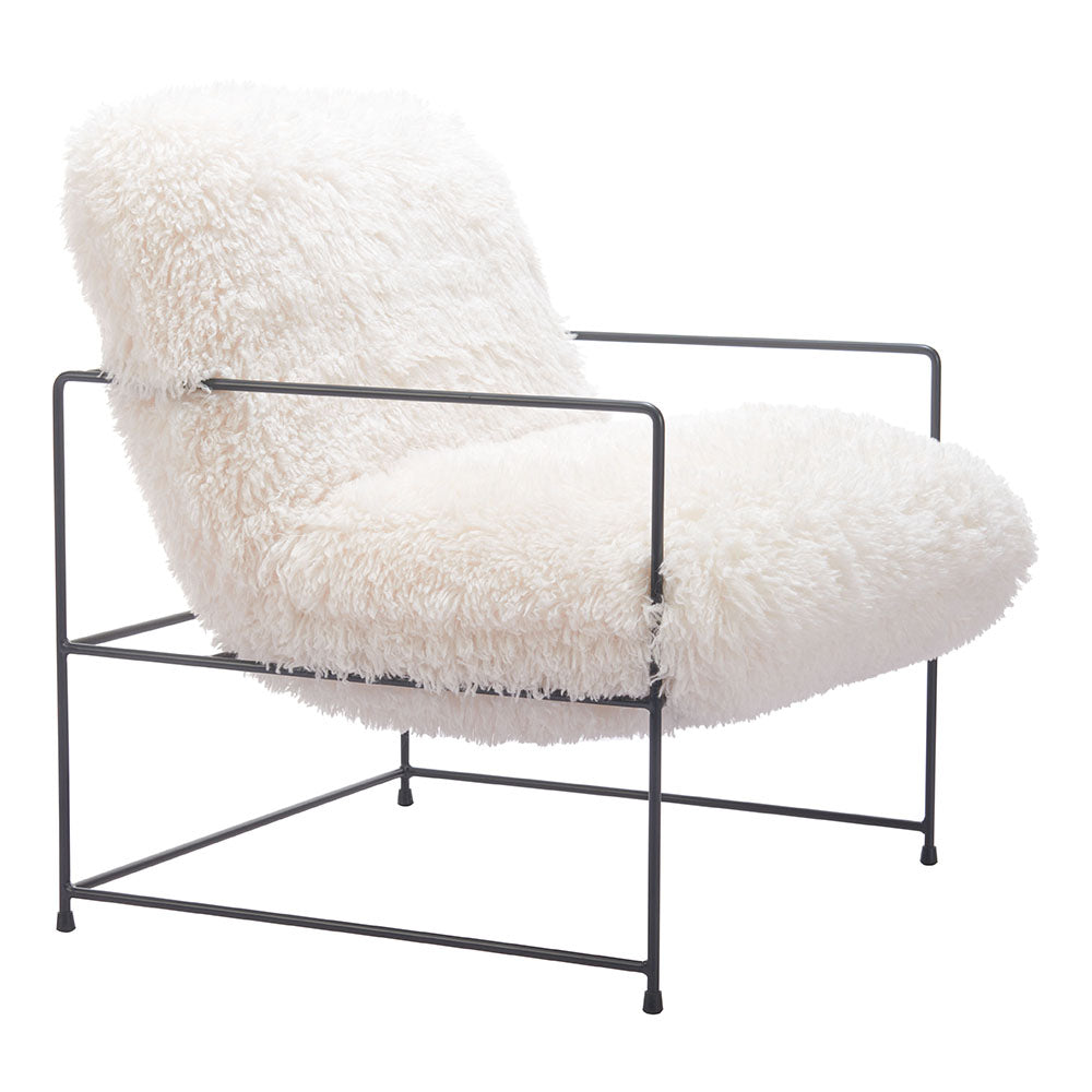 PELUT ACCENT CHAIR WHITE