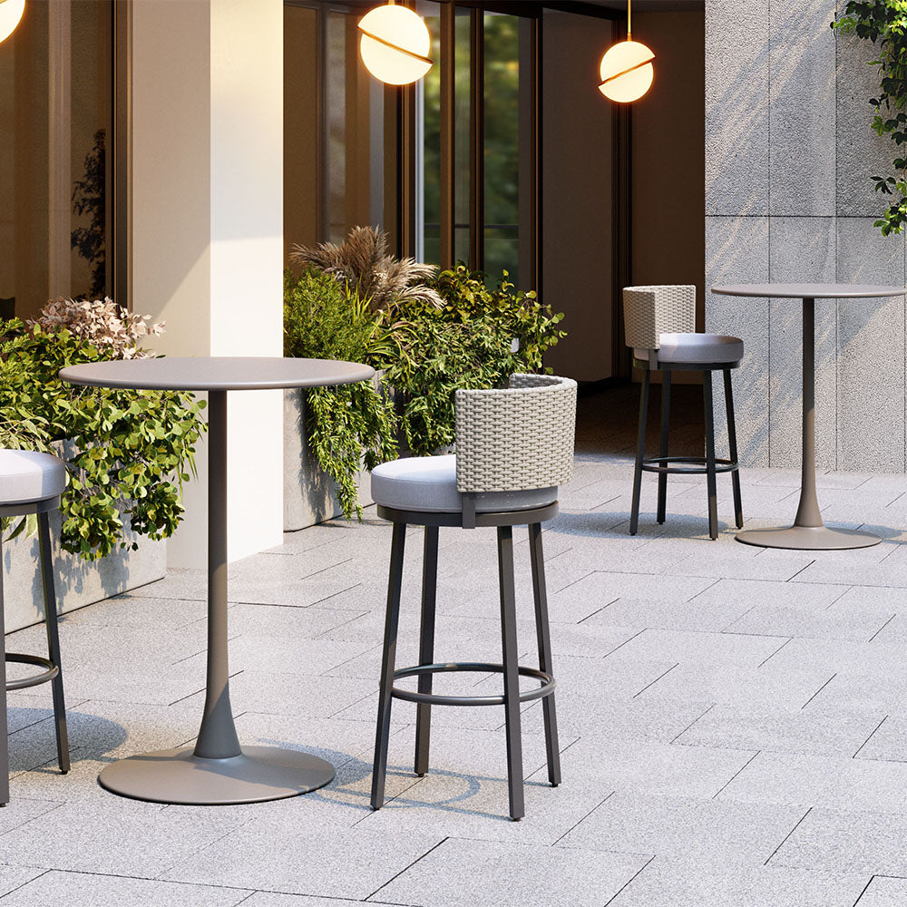 SOLEIL BAR TABLE TAUPE