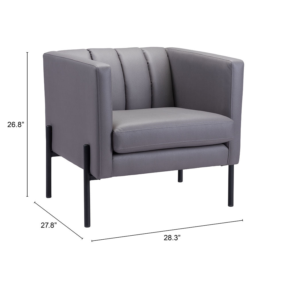 JESS ACCENT CHAIR GRAY