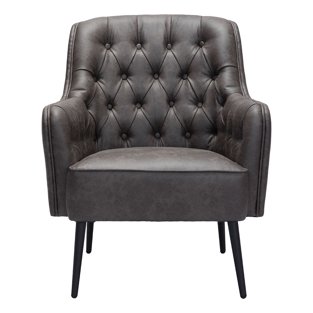 TASMANIA ACCENT CHAIR VINTAGE BLACK