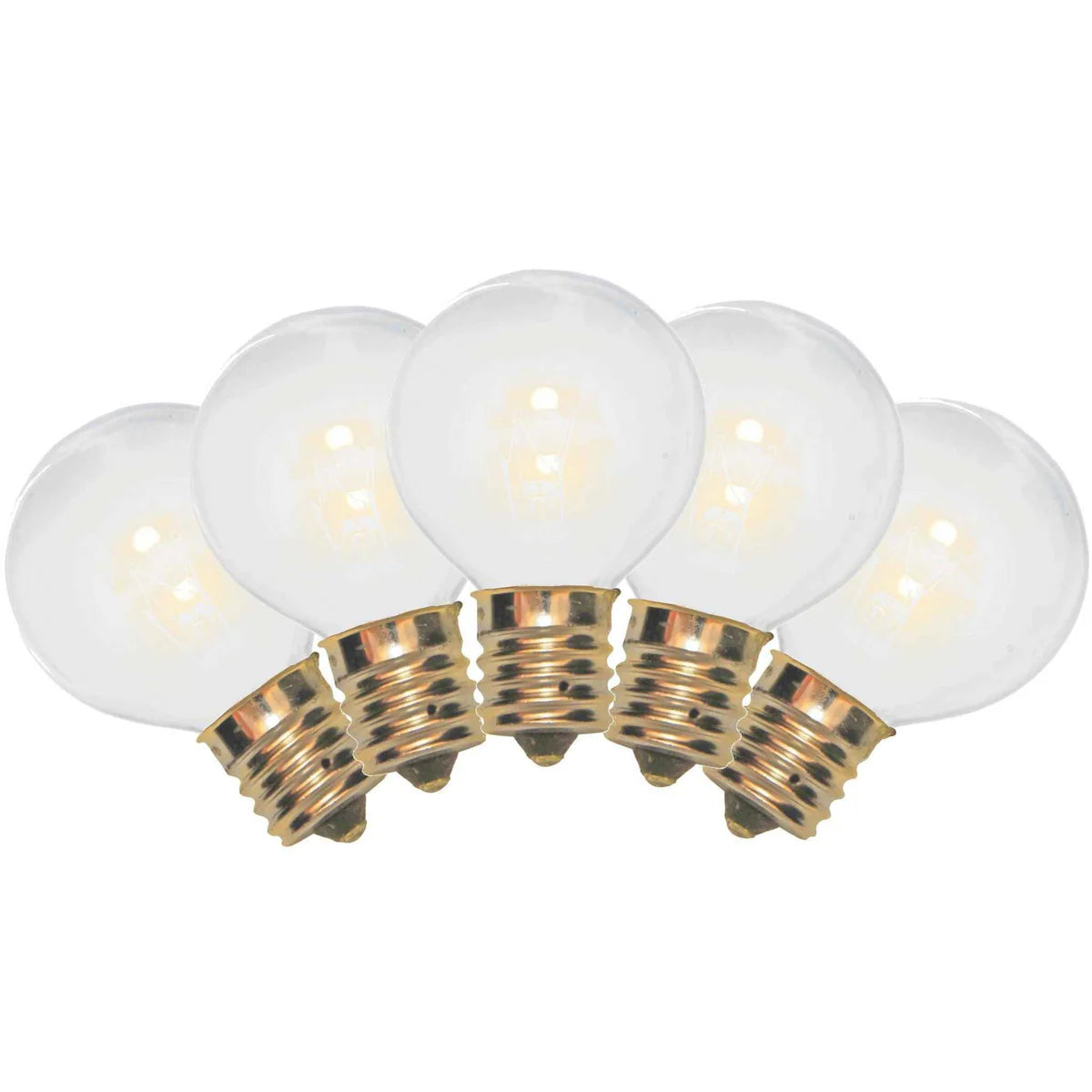 WHITE G40 LIGHT BULBS