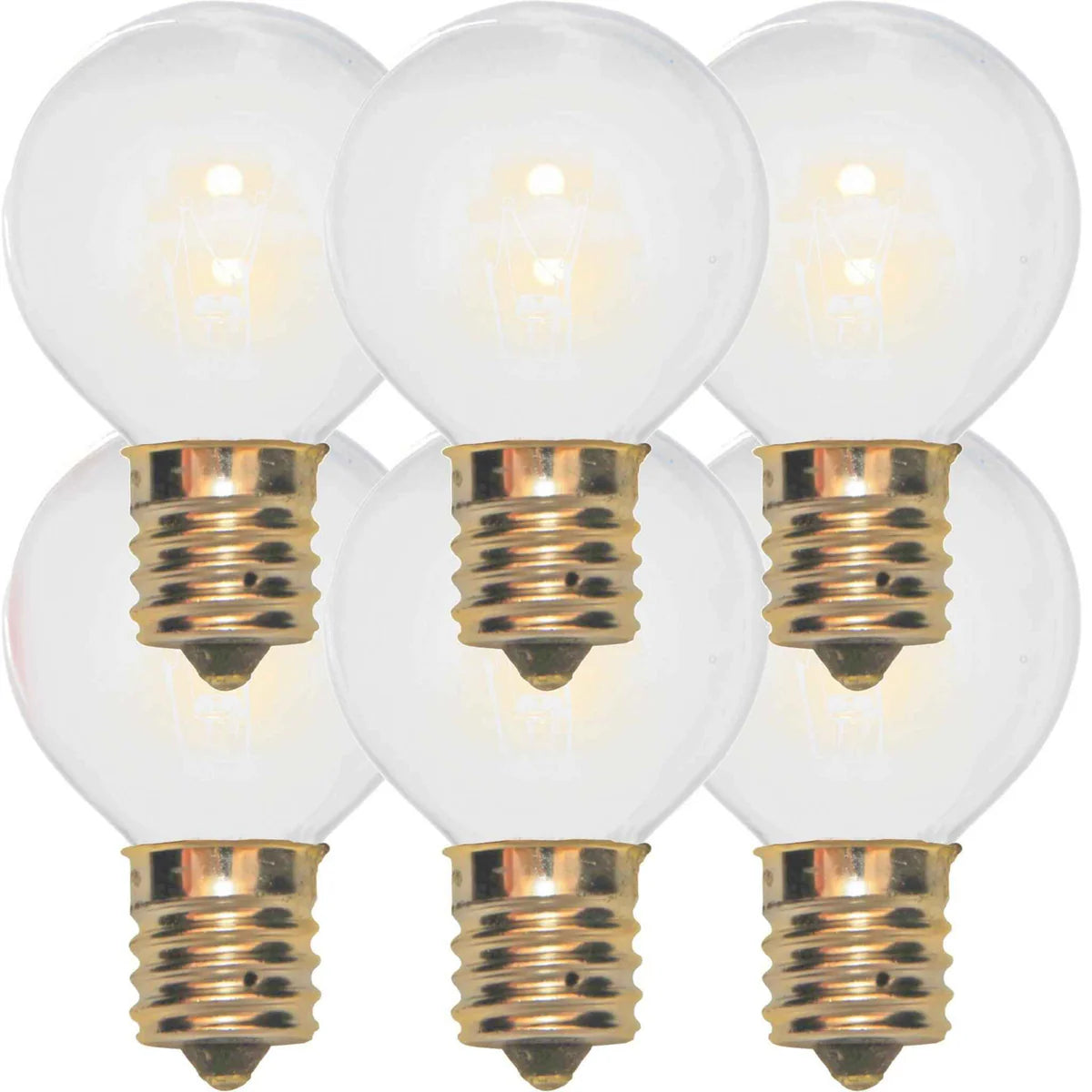 WHITE G40 LIGHT BULBS