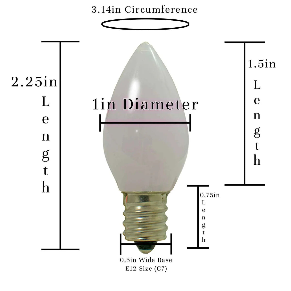 WHITE SOLID LED LIGHT BULBS