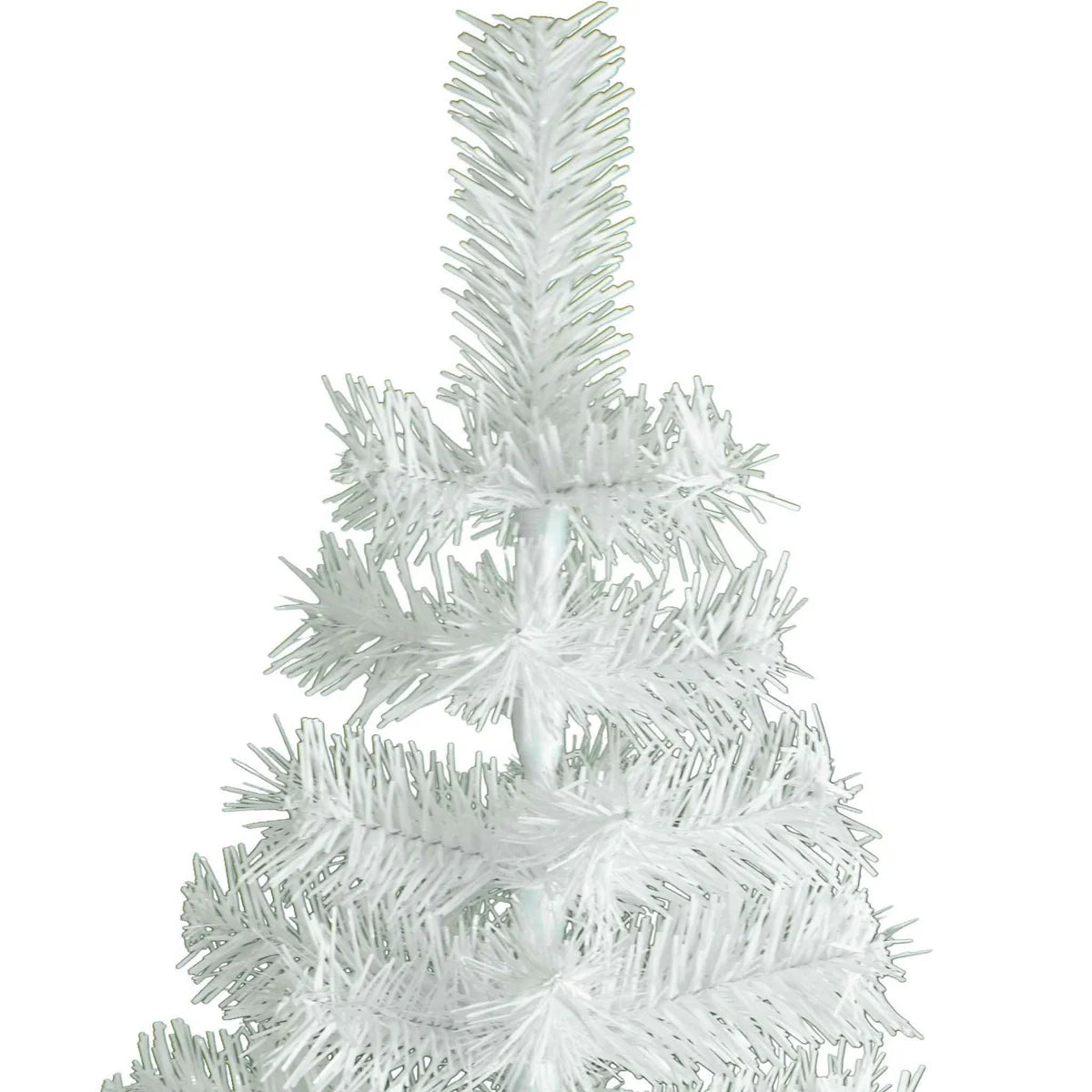 WHITE TINSEL CHRISTMAS TREE