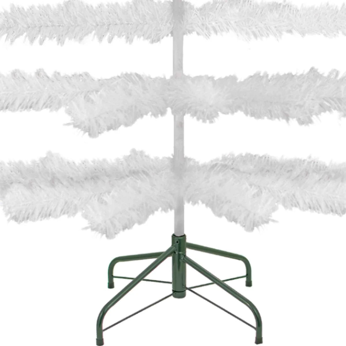WHITE TINSEL CHRISTMAS TREE
