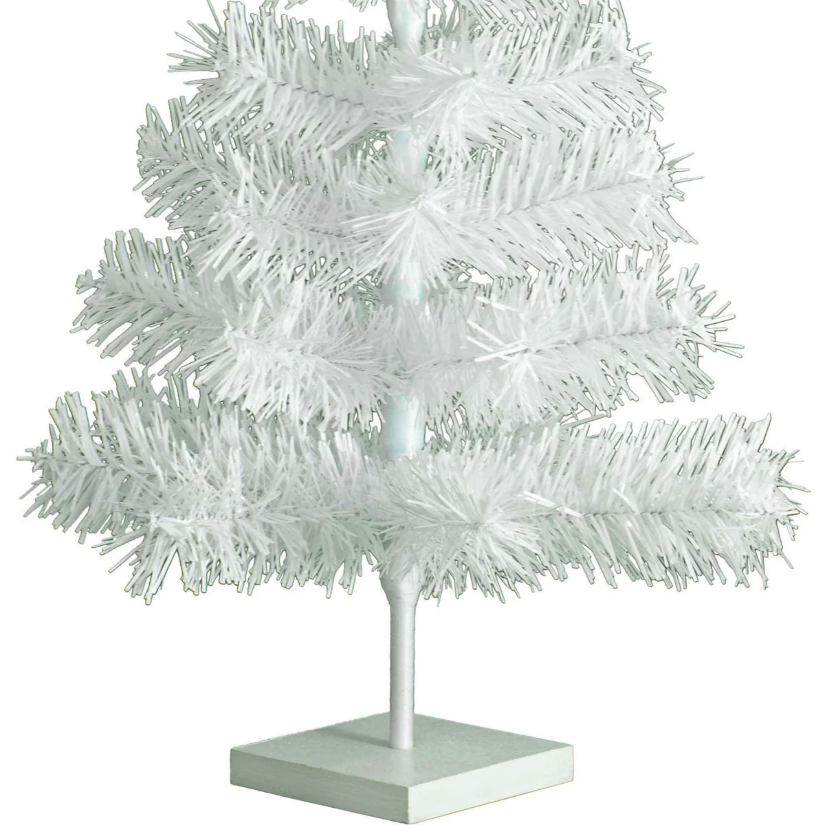 WHITE TINSEL CHRISTMAS TREE