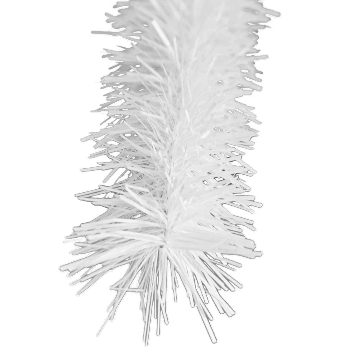 WHITE TINSEL GARLAND