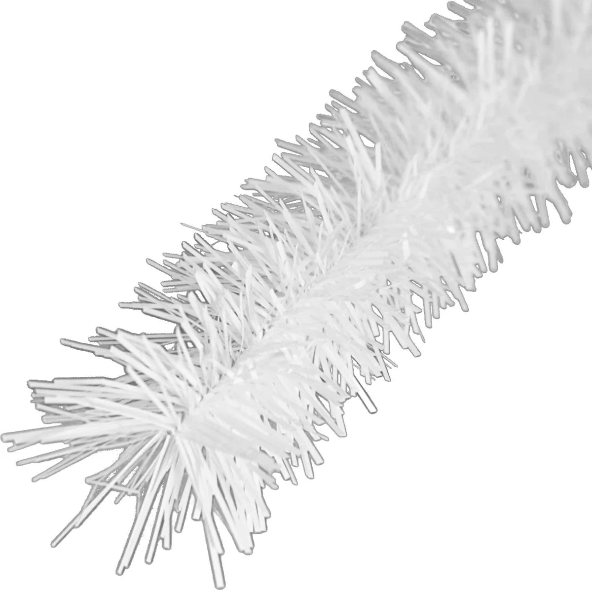 WHITE TINSEL GARLAND
