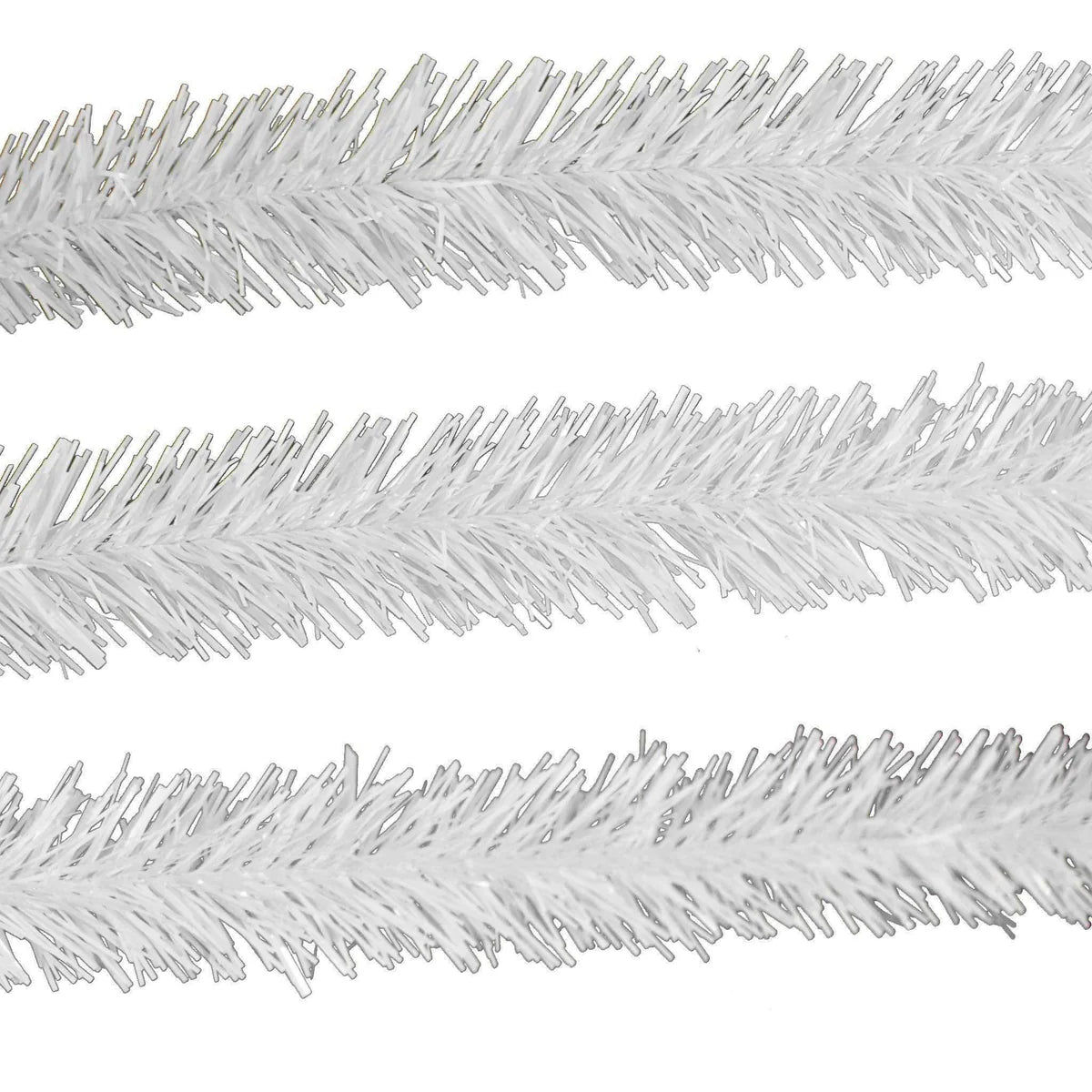 WHITE TINSEL GARLAND