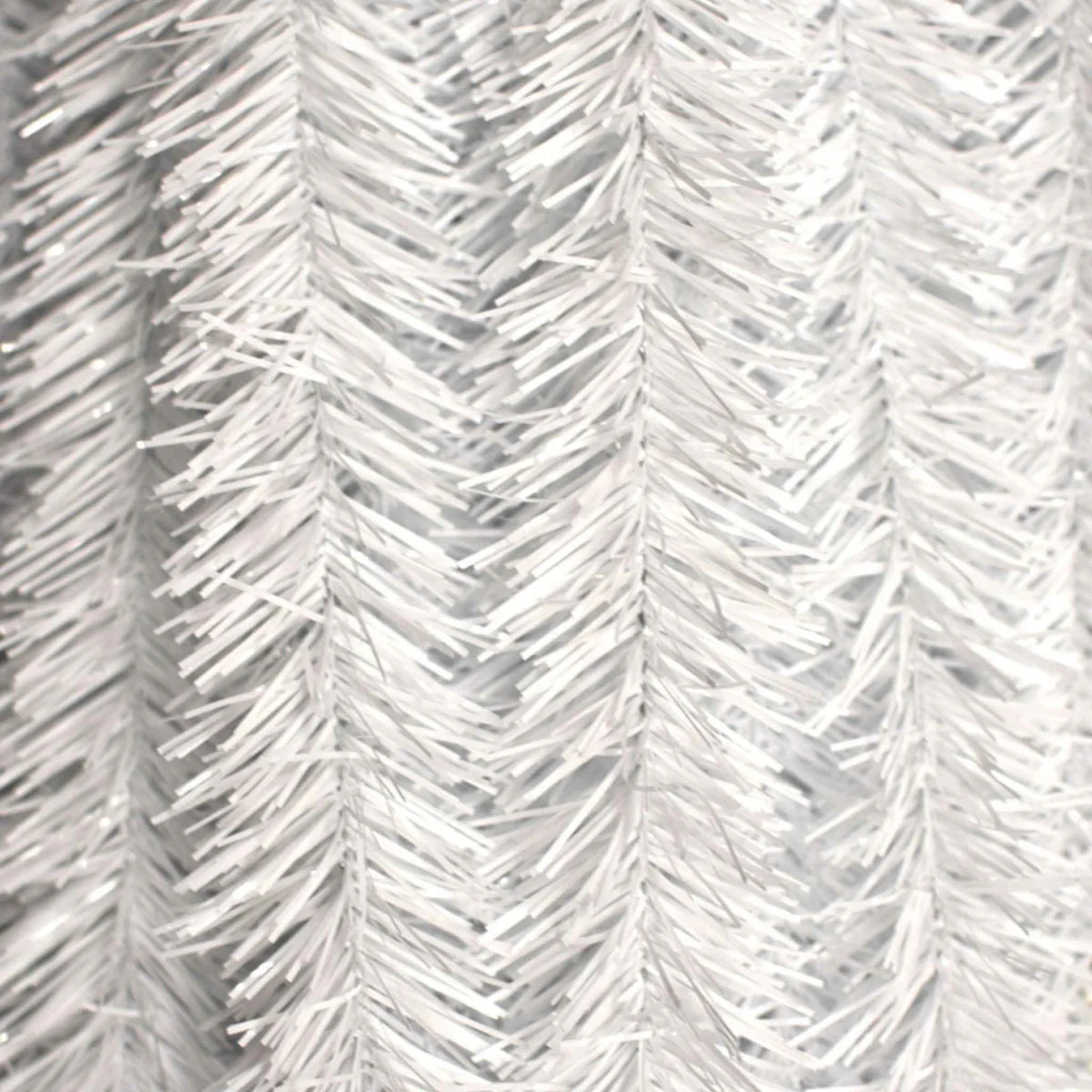 WHITE TINSEL GARLAND