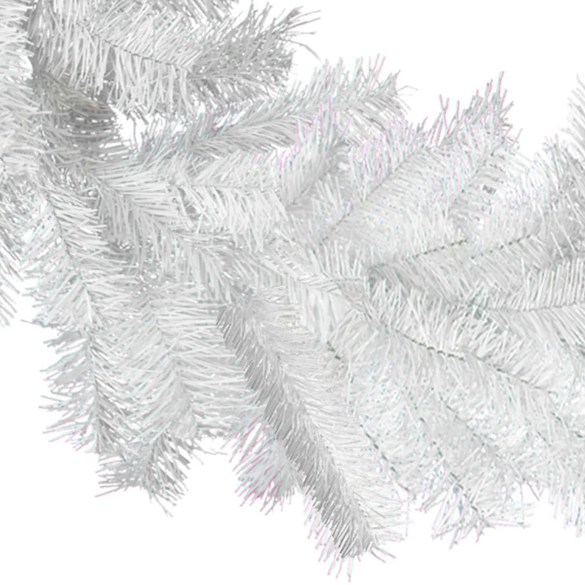 WHITE TINSEL WREATHS
