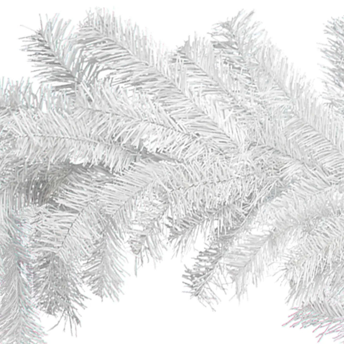 WHITE TINSEL WREATHS