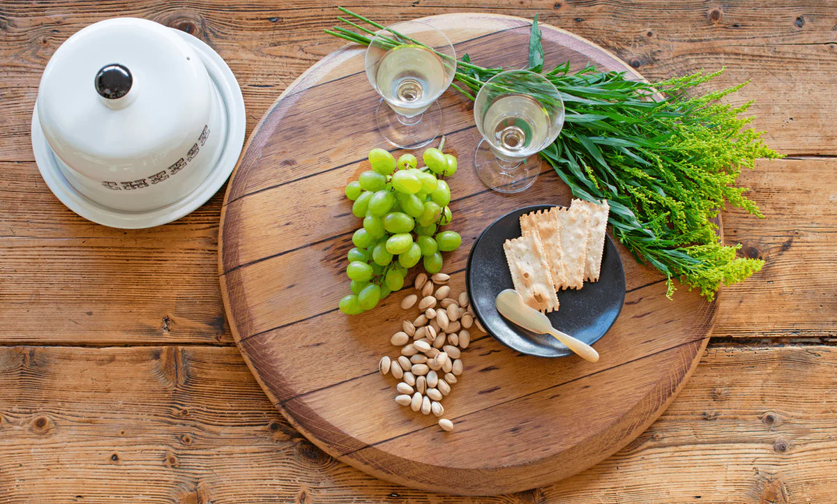 WINE BARREL CUTTING BOARD