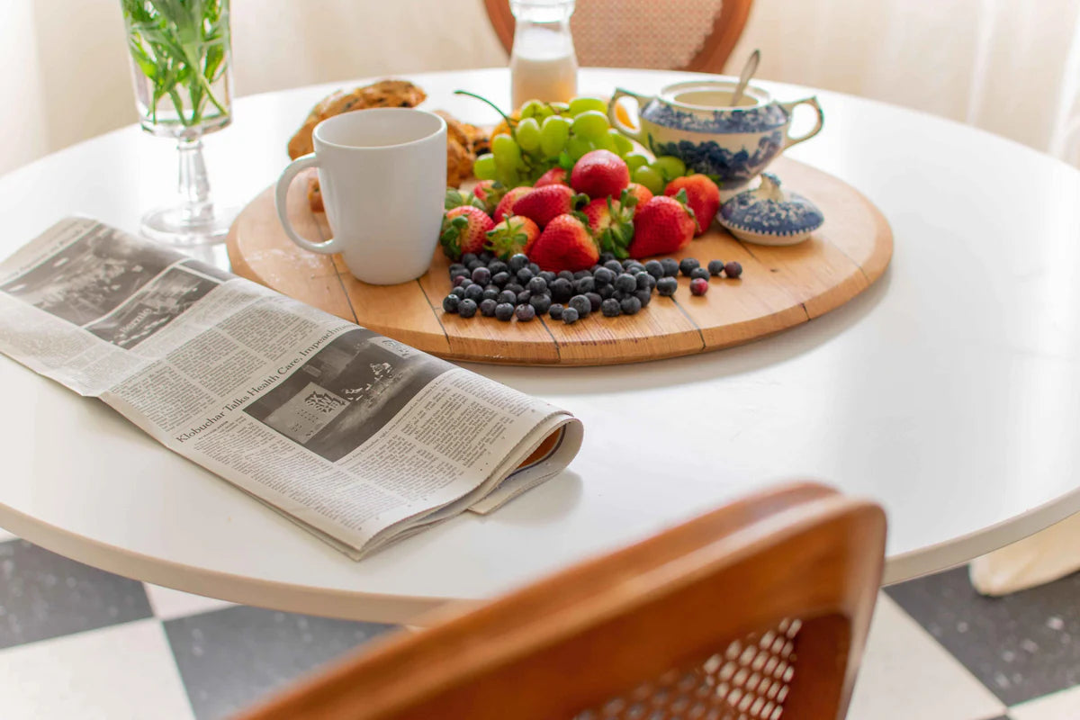 WINE BARREL CUTTING BOARD