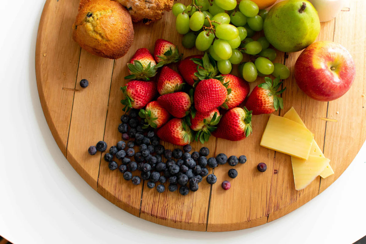 WINE BARREL CUTTING BOARD
