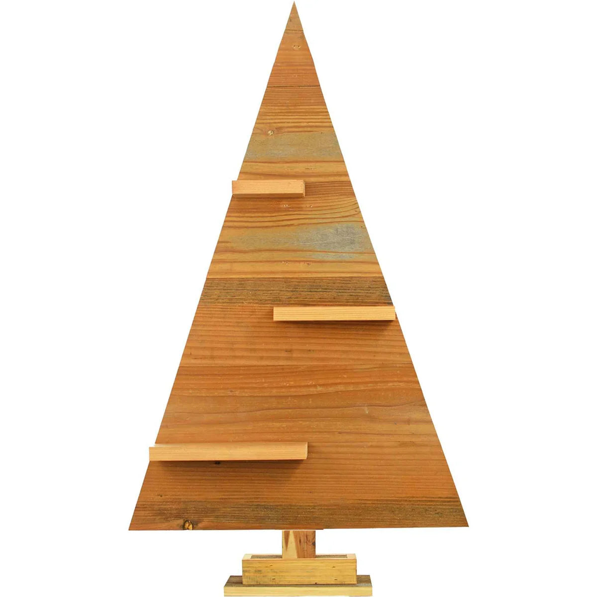 WOOD TRIANGLE RETAIL MERCHANDISING TREE
