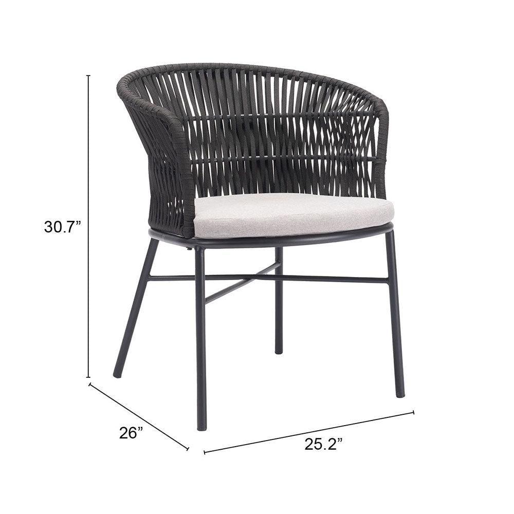 FREYCINET DINING CHAIR BLACK