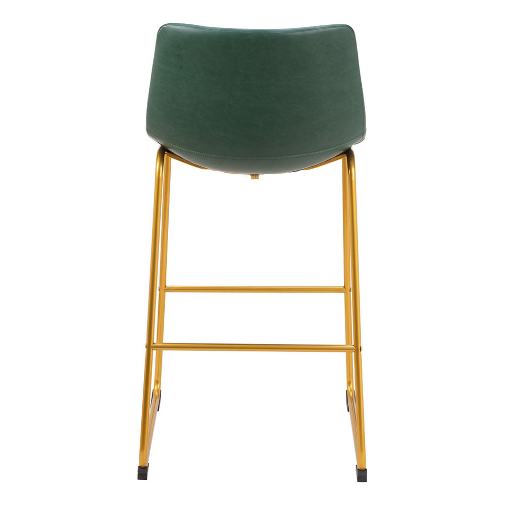 AUGUSTA BARSTOOL GREEN & GOLD