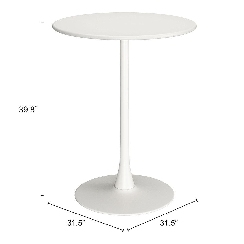 SOLEIL BAR TABLE WHITE