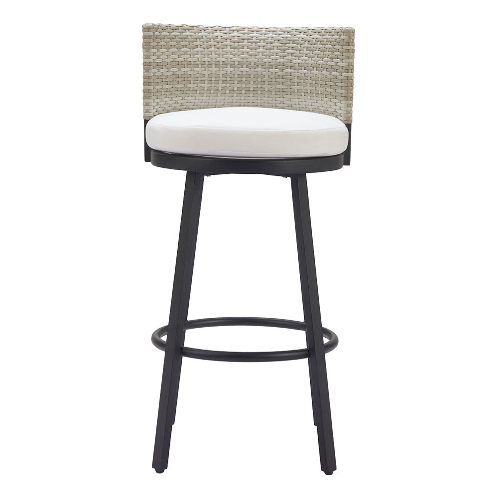 MIDNIGHT WAVE BARSTOOL WHITE