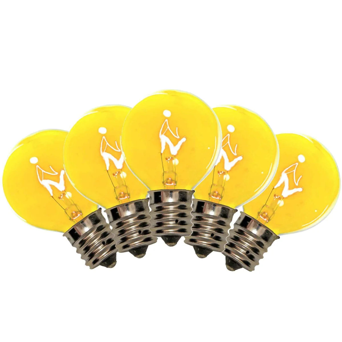 YELLOW G40 LIGHT BULBS