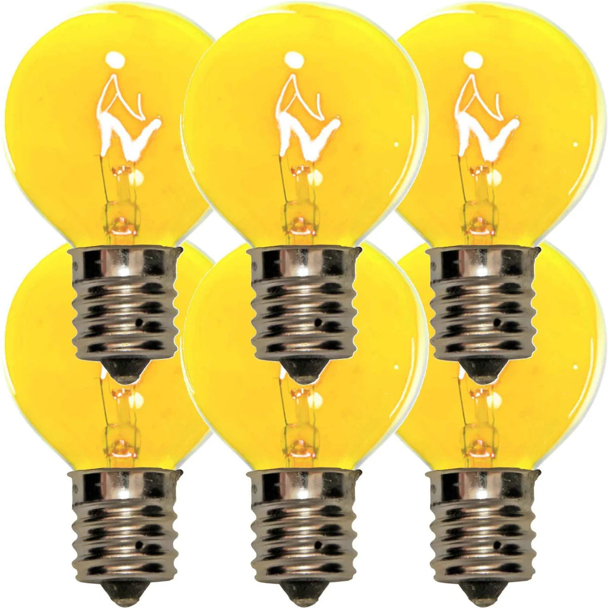 YELLOW G40 LIGHT BULBS