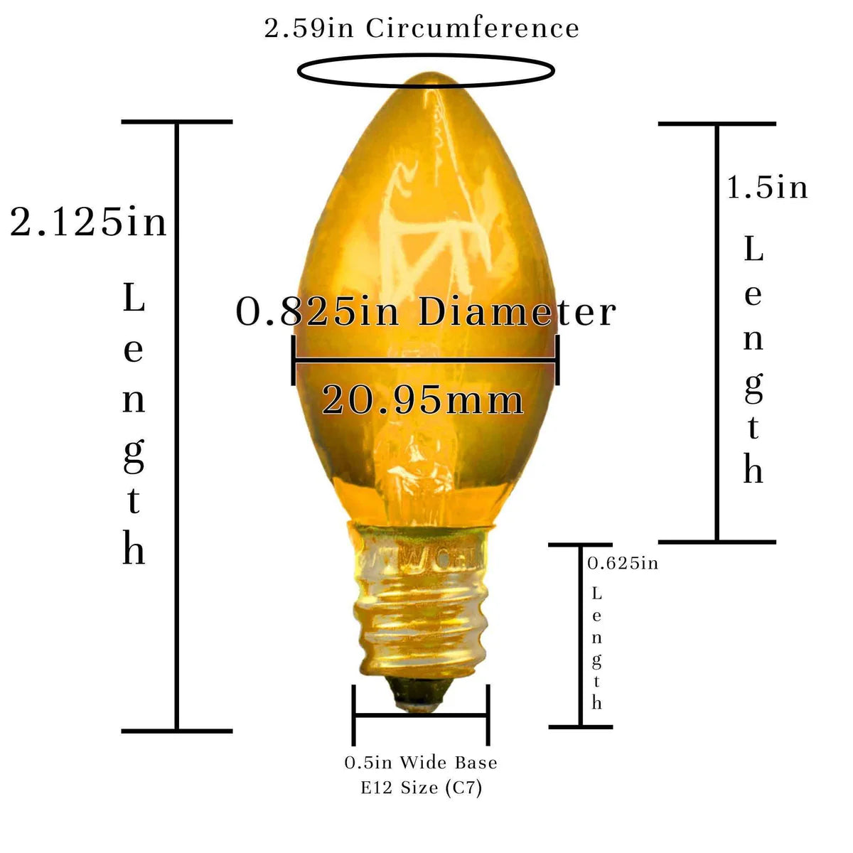 YELLOW LIGHT BULBS
