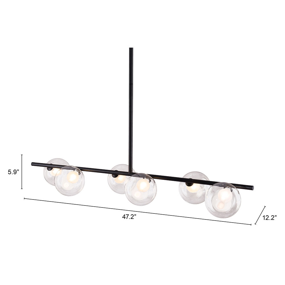 KEYOZ CEILING LAMP BLACK