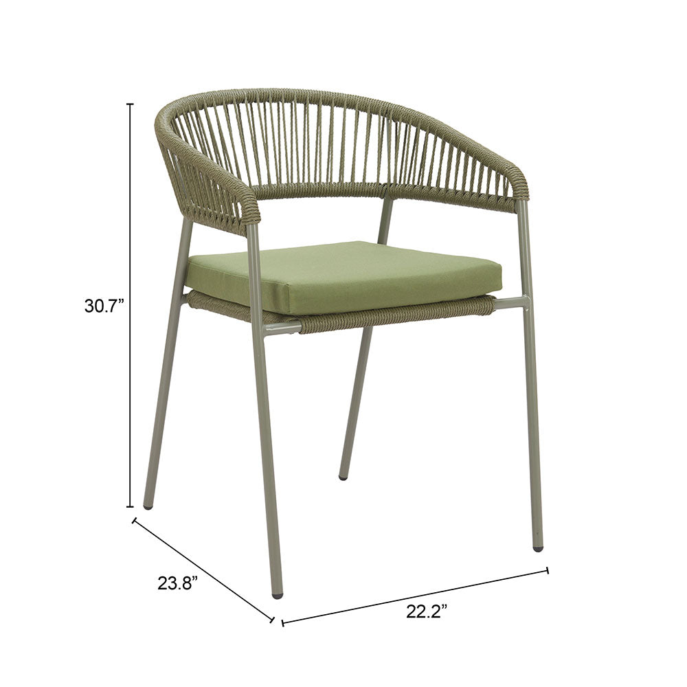 SKYE DINING CHAIR GREEN