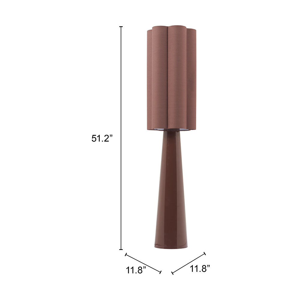 VIOLET FLOOR LAMP BROWN
