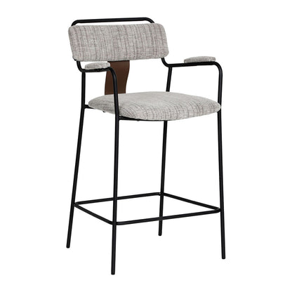 COUVA COUNTER STOOL GRAY TWEED