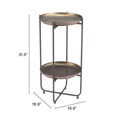 BRONSON ACCENT TABLE BRONZE