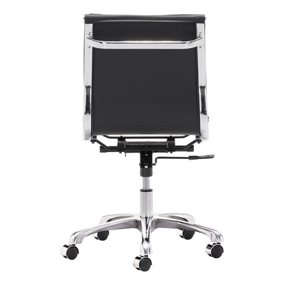 LIDER PLUS ARMLESS OFFICE CHAIR BLACK