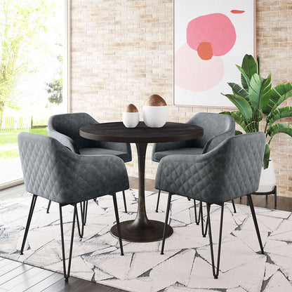BRAXTON DINING CHAIR VINTAGE GRAY