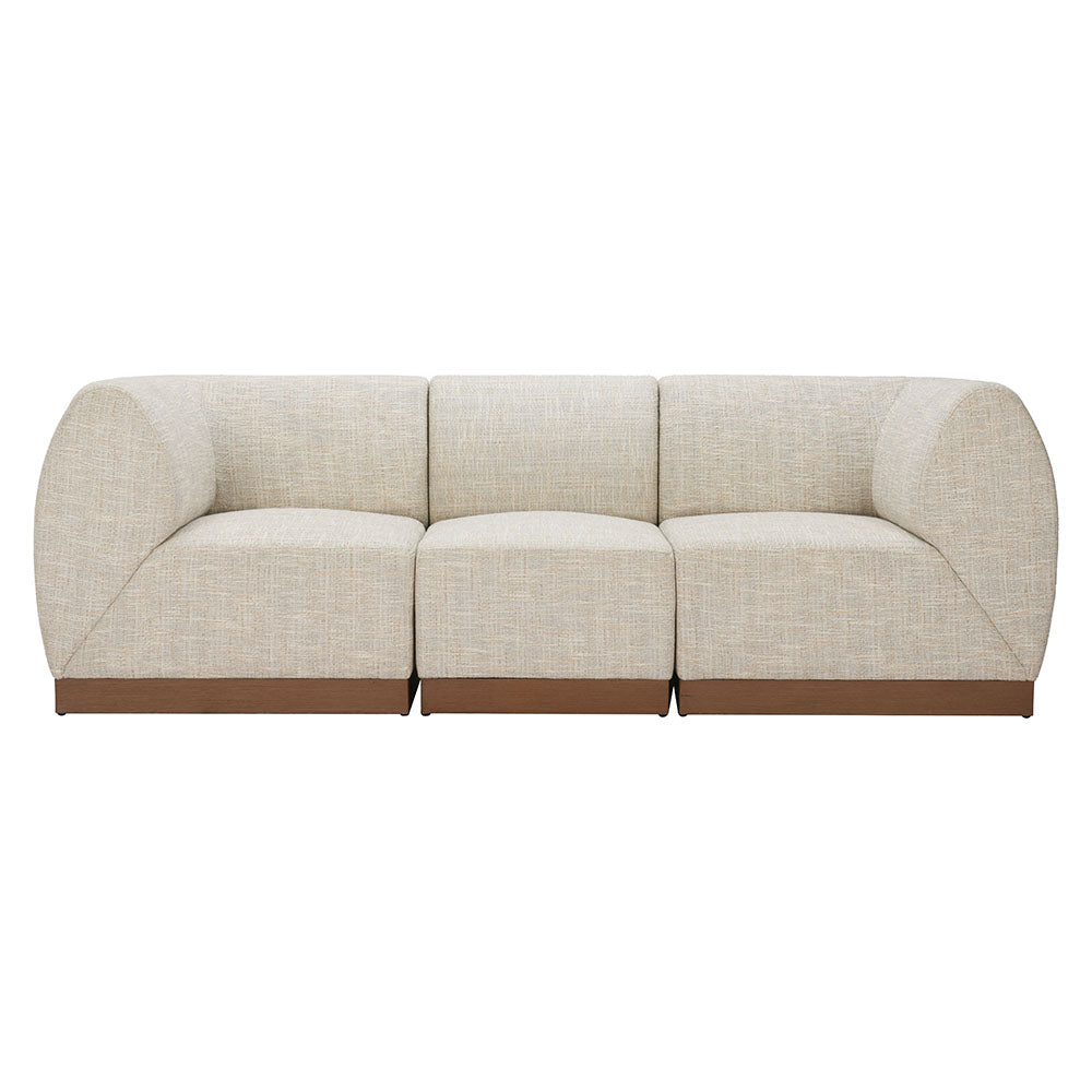 CHRISTY CORNER CHAIR BEIGE