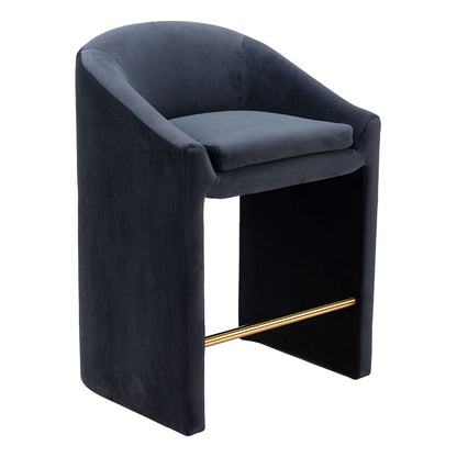 EMAS COUNTER STOOL MIDNIGHT GRAY