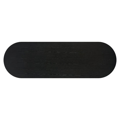 KORIANA ENTERTAINMENT STAND BLACK & WALNUT
