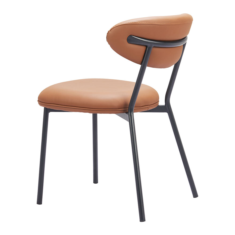 RORUN DINING CHAIR BROWN